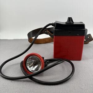 VINTAGE Nite Lite NL682 Head Lamp Battery Mining Coon Hunting Head Lamp